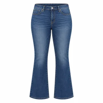 AI-generated illustration inspired by Levi's Women's Plus-Size 315 Shaping Bootcut Jean; not an actual product photo