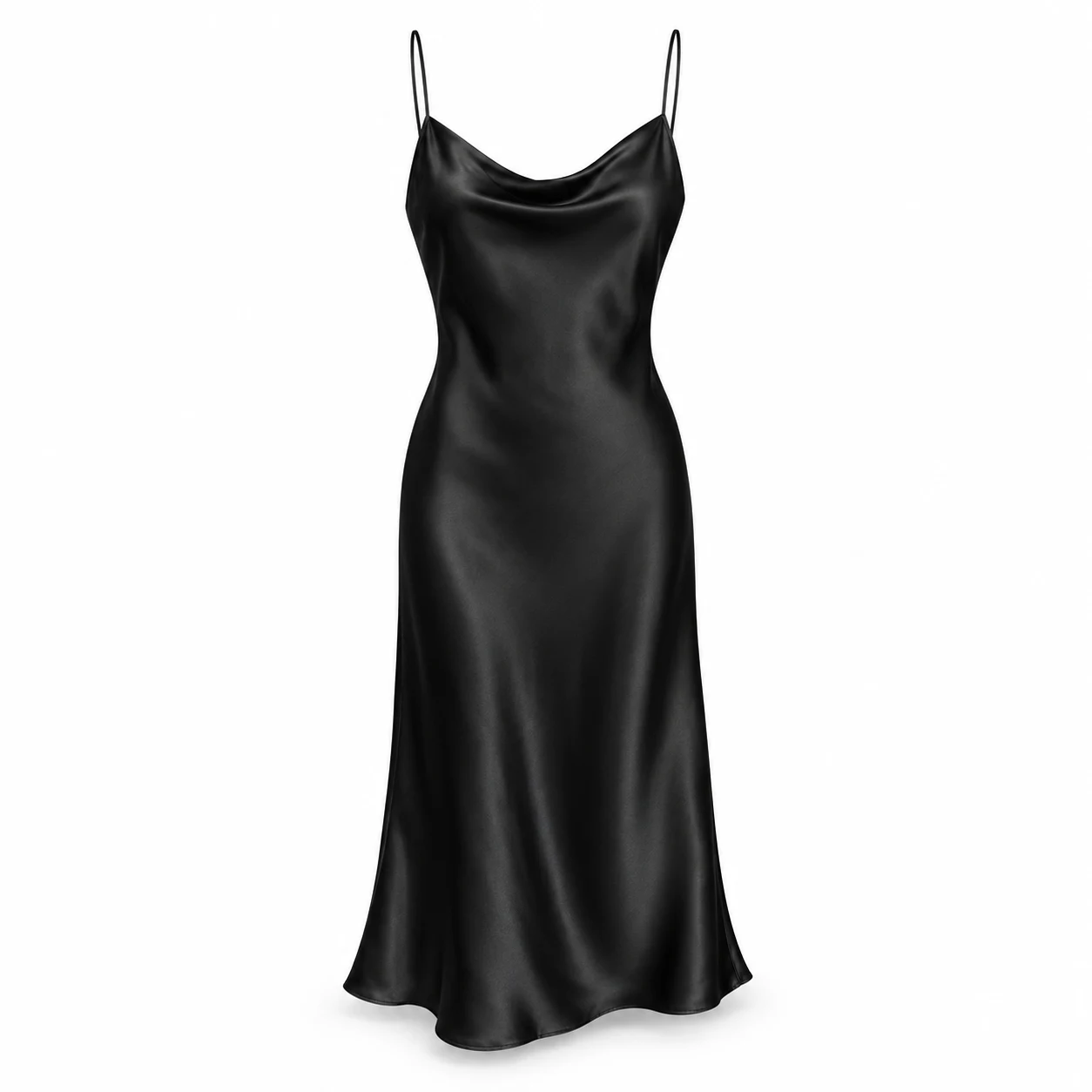 AI-generated style illustration for Vince Women's Slip Dress; not a retailer photograph