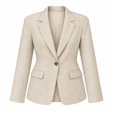 AI-generated illustration inspired by Lioness women’s La Quinta blazer; not an actual product photo