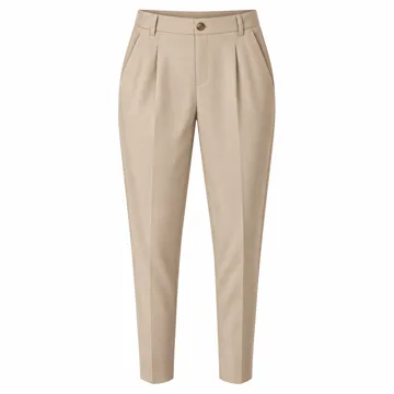 AI-generated illustration inspired by BTFBM women’s tapered work trousers; not an actual product photo