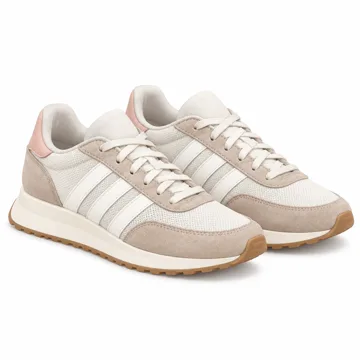 AI-generated illustration inspired by adidas women's Run 70s 2.0 Sneakers; not an actual product photo