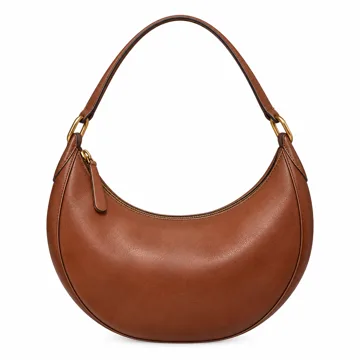 AI-generated illustration inspired by Coach women's Cashin Carry Crescent Bag; not an actual product photo
