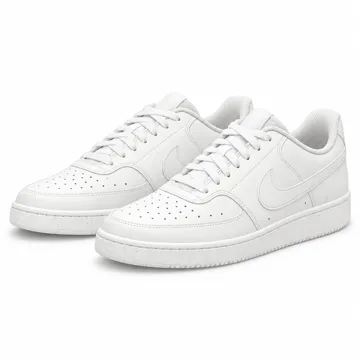 AI-generated illustration inspired by Nike women's Court Vision Low Next Nature sneakers; not an actual product photo
