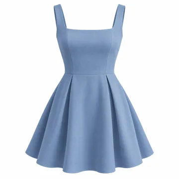 AI-generated illustration inspired by PRETTYGARDEN women’s formal A-line mini dress; not an actual product photo